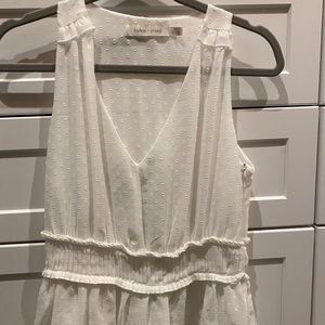 Adorable white tank!